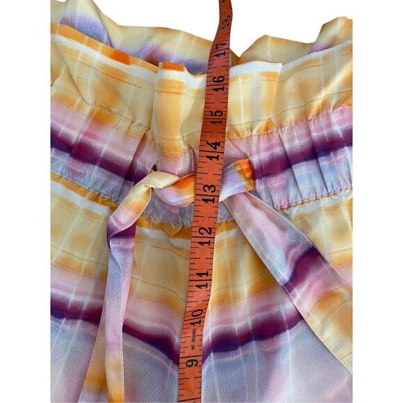 Future Collective Ruffle Trim Flowy Shorts Sz XL Coastal Beach Everyday Formal - Picture 6 of 11